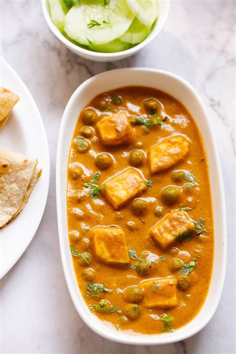 matar paneer recipe without blender